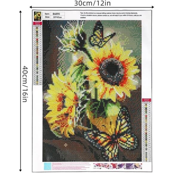 Diamond Painting Kits for Adults, 12x16 Inch DIY Paint by Numbers for Adults - Picture 3 of 7